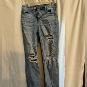 American Eagle Size zero mom baggy jeans